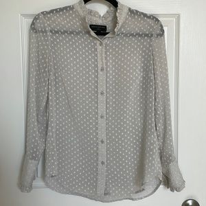 Banana Republic Factory Gray Top, Size XS